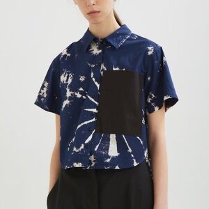 Proenza Schouler White Label PSWL Tie Dye Pocket Shirt